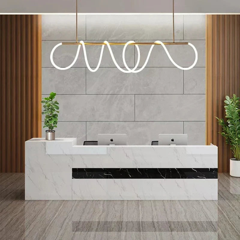 Lampa Wisząca Liniowa LED ze Aluminium Nowoczesna - 5