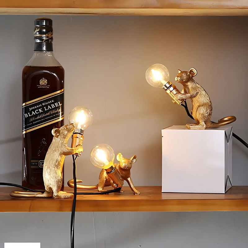 Lampa Stołowa LED w Kształcie Myszy z Dekoracyjną Formą - 8