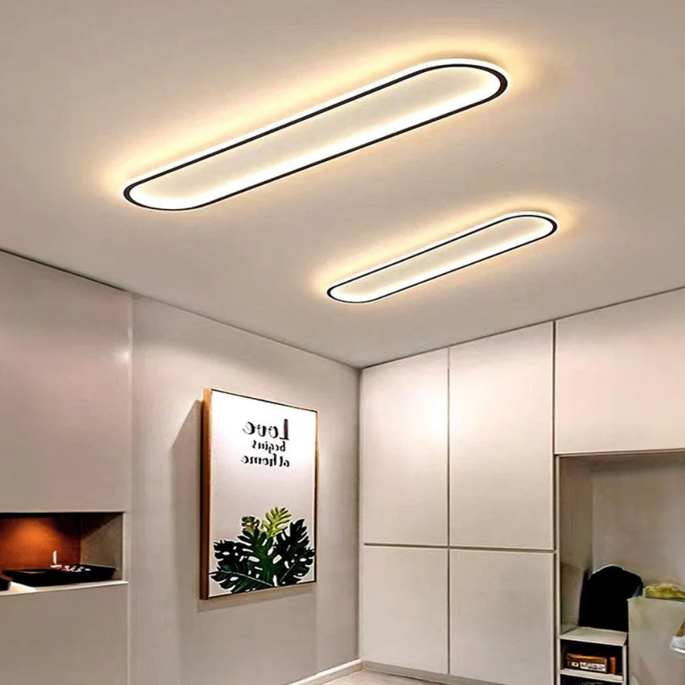 Lampa Sufitowa LED Nowoczesna z Równomiernym Oświetleniem do Korytarzy