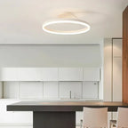 Lampa Sufitowa LED Skandynawska Halo z Metalowym Pierścieniem - 8
