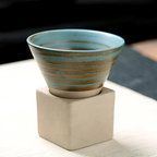 Filiżanki do Espresso Ceramiczne Zestaw 2 Szt. Ręcznie Szkliwione 100 - 8