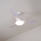 Wentylator Sufitowy z Oświetleniem LED 35 w Drewnopodobny