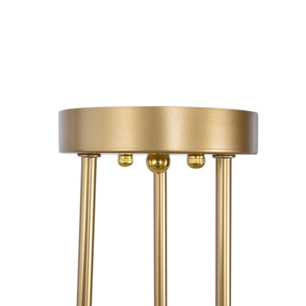 Lampa Sufitowa Sputnik ze Sześcioma Ramionami w Złotym Wykończeniu - 6