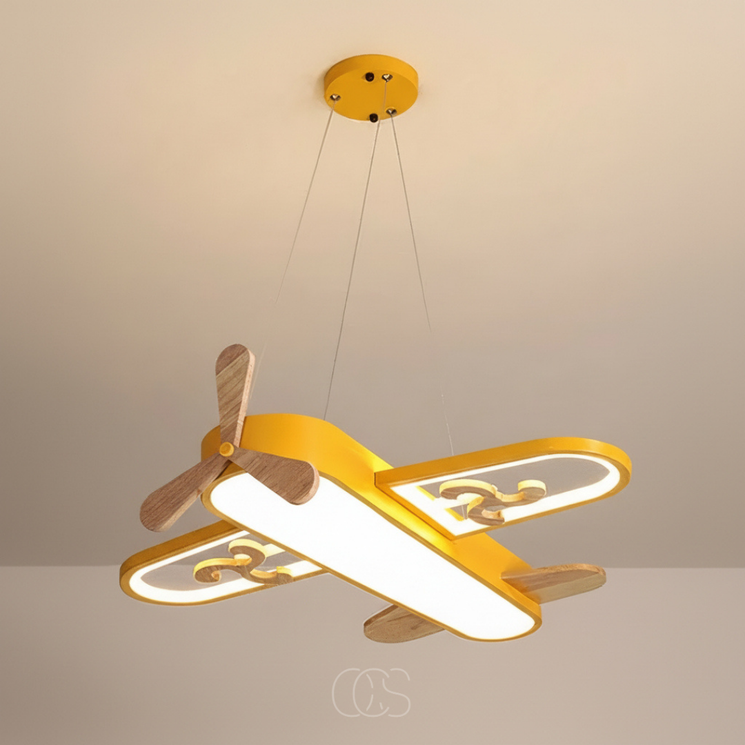 Lampa Wisząca Samolot do Pokoju Dziecięcego - 6