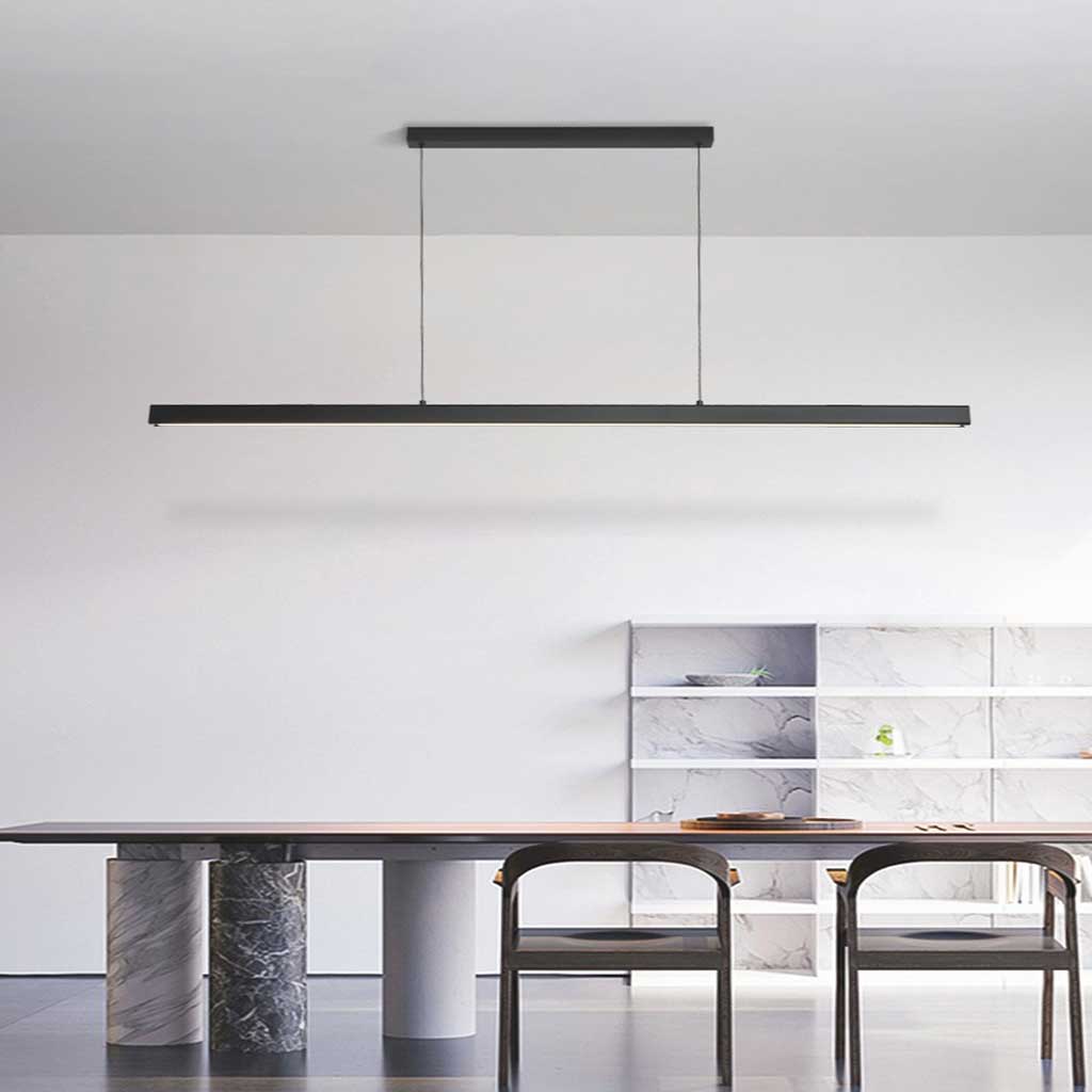 Lampa Wisząca LED Liniowa Nowoczesna Regulowana Aluminiowa - 4