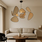 Lampa Wisząca z Plecionego Rattanu Skandynawska - 4