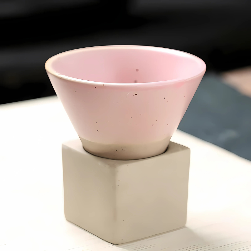 Filiżanki do Espresso Ceramiczne Zestaw 2 Szt. Ręcznie Szkliwione 100 - 9