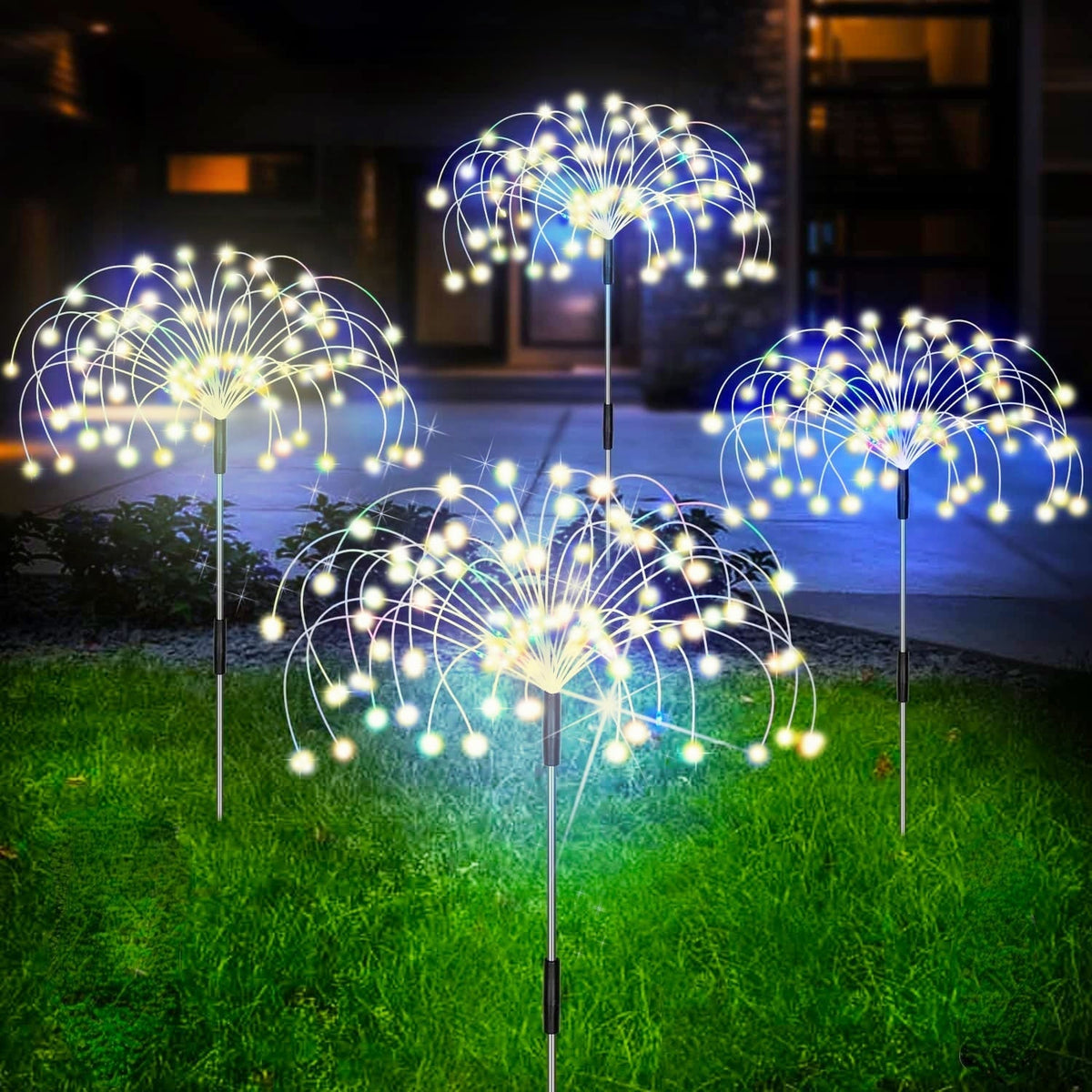 Lampa Ogrodowa Solarna Firework z 120 Diodami LED