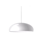 Lampa Wisząca Włoska z Metalowym Kloszem 45 Cm - Biały