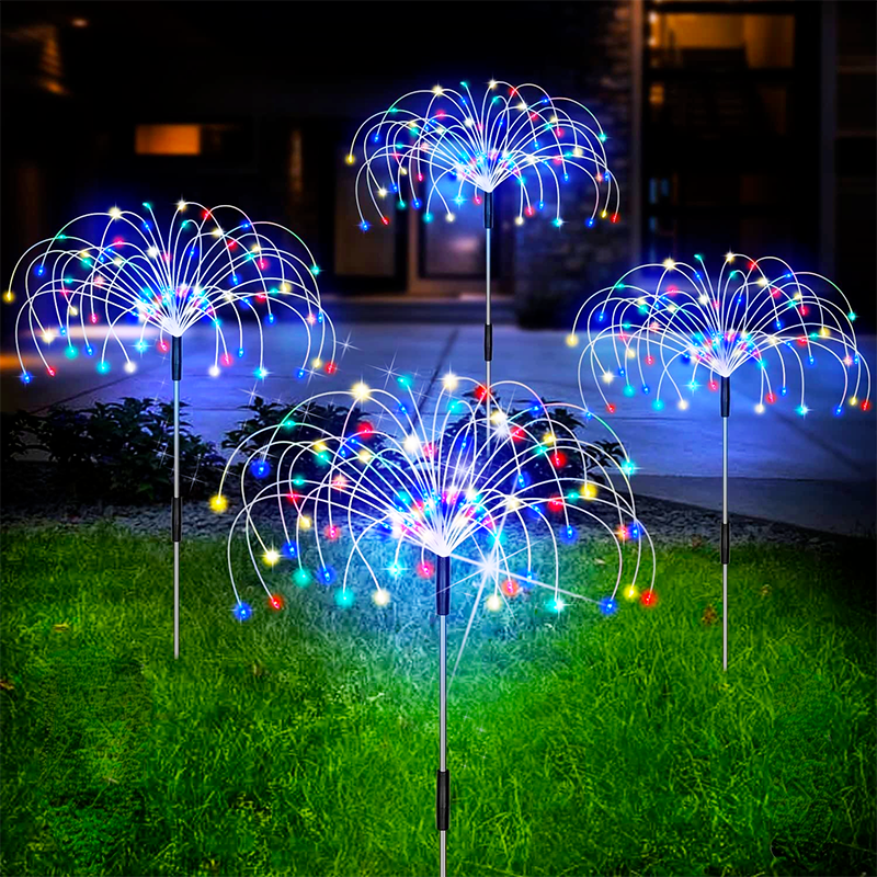 Lampa Ogrodowa Solarna Firework z 120 Diodami LED - 8