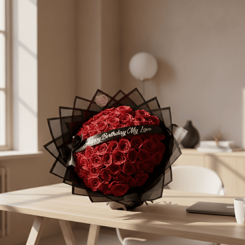 Róża Zachowana w Kopule Akrylowej 25 Cm - 6