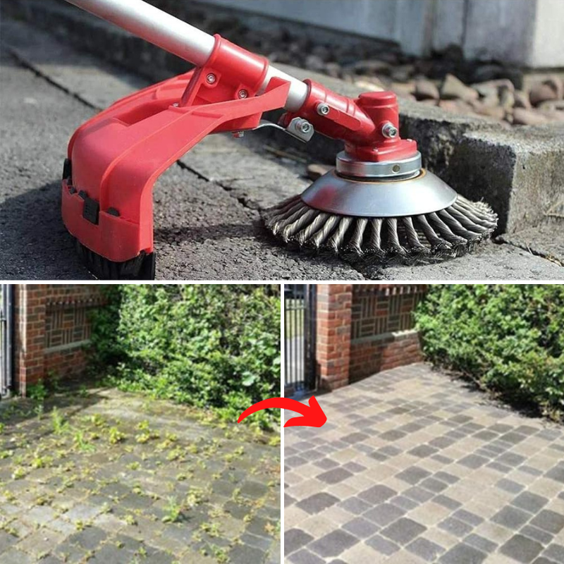 Szczotka Druciana do Podkaszarki z Hartowanej Stali, 360 Stopni - 5