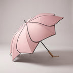 Parasol Kwiatowy z Drewnianą Rączką i Powłoką UV - 2