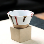 Filiżanki do Espresso Ceramiczne Zestaw 2 Szt. Ręcznie Szkliwione 100 - 11