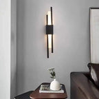 Kinkiet Złoty Smukły Aluminiowy z Wbudowanym LED - 5