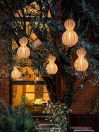 Lampa Wisząca Zewnętrzna Bohemian z Plecionki Kalebas - 18