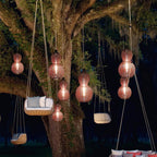 Lampa Wisząca Zewnętrzna Bohemian z Plecionki Kalebas - 19