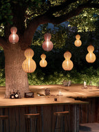 Lampa Wisząca Zewnętrzna Bohemian z Plecionki Kalebas - 20