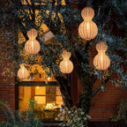 Lampa Wisząca Zewnętrzna Bohemian z Plecionki Kalebas - 5