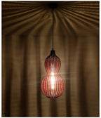 Lampa Wisząca Zewnętrzna Bohemian z Plecionki Kalebas - 9