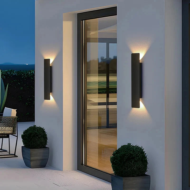 Kinkiet Zewnętrzny LED Minimalistyczny z Oświetleniem Góra-Dół - 3