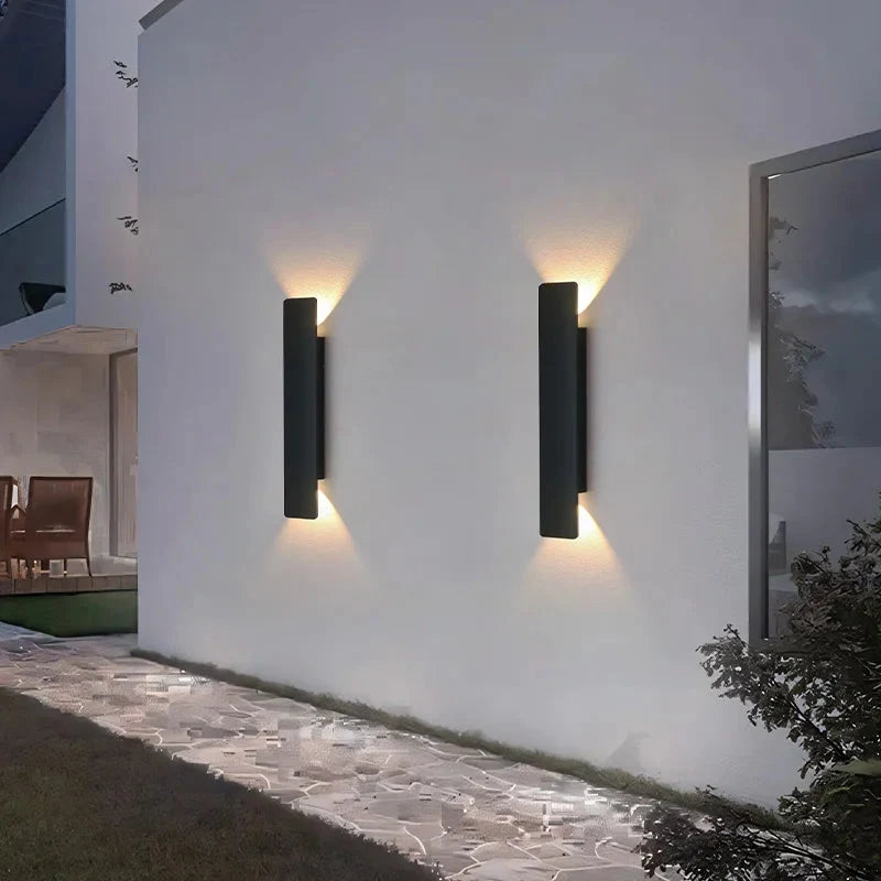 Kinkiet Zewnętrzny LED Minimalistyczny z Oświetleniem Góra-Dół - 4