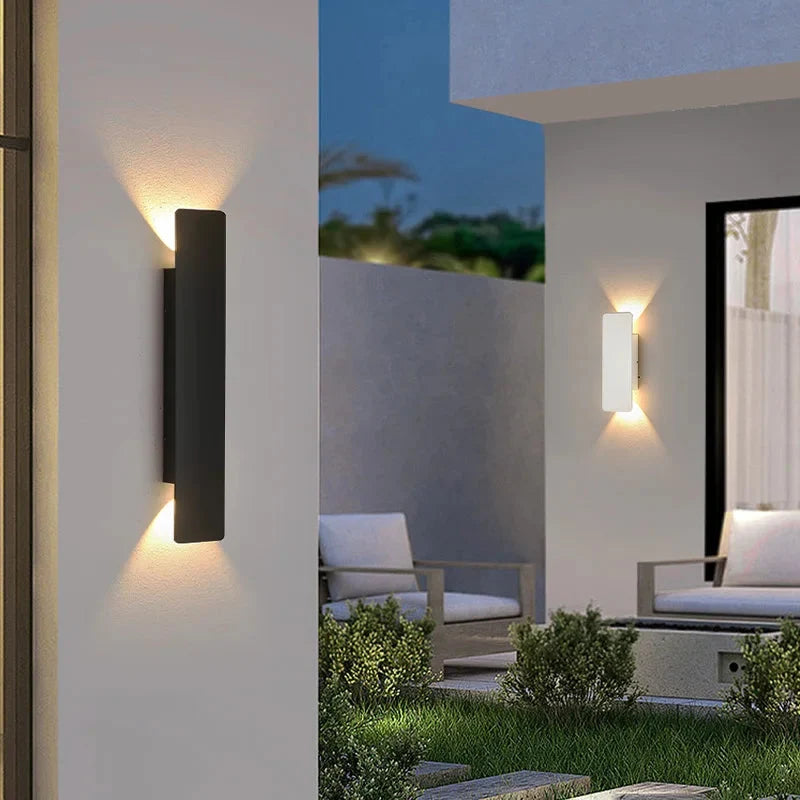 Kinkiet Zewnętrzny LED Minimalistyczny z Oświetleniem Góra-Dół - 6