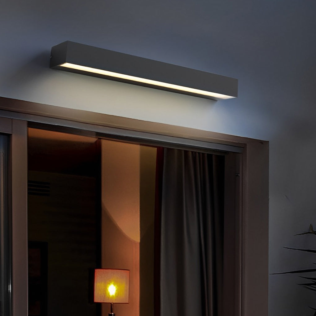 Kinkiet Zewnętrzny Minimalistyczny z Wbudowanym LED