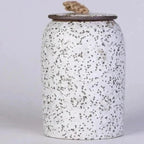 Ceramiczny Pojemnik z Pokrywką i Jutowym Uchwytem - 9