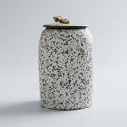 Ceramiczny Pojemnik z Pokrywką i Jutowym Uchwytem - 10