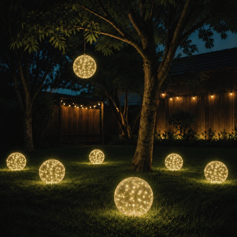 Lampa Solarna Kula Ogrodowa z Diodami LED - 5