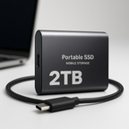 Dysk SSD Zewnętrzny Przenośny z USB-C 2TB - Czarny