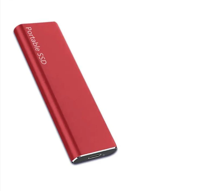 Dysk Zewnętrzny SSD Przenośny USB-C 4TB - Czerwony