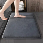 Dywanik Łazienkowy Antypoślizgowy z Memory Foam i Wchłanianiem Wody - Szary