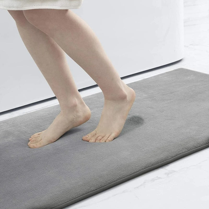 Dywanik Łazienkowy Antypoślizgowy z Pianką Memory Foam - Szary
