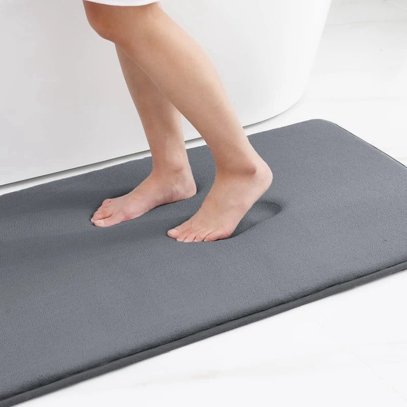 Dywanik Łazienkowy Antypoślizgowy z Pianką Memory Foam - Ciemnoszary
