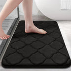Dywanik Łazienkowy z Memory Foam z Antypoślizgową Podstawą - Czarny