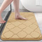 Dywanik Łazienkowy z Memory Foam z Antypoślizgową Podstawą - Beżowy