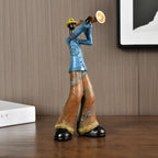 Figurka Muzyk Jazzowy Retro Dekoracja na Półkę - 9