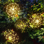 Lampa Ogrodowa Solarna Firework z 120 Diodami LED - 6