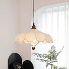Lampa Wisząca Bohemian z Kloszem z Tkaniny i Regulacją Wysokości - 11