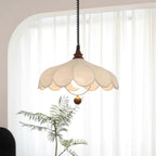 Lampa Wisząca Bohemian z Kloszem z Tkaniny i Regulacją Wysokości - 8