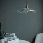 Lampa Wisząca Bohemian ze Szklanym Kloszem w Kształcie Kwiatu