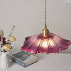 Lampa Wisząca Bohemian ze Szklanym Kloszem w Kształcie Kwiatu - 3