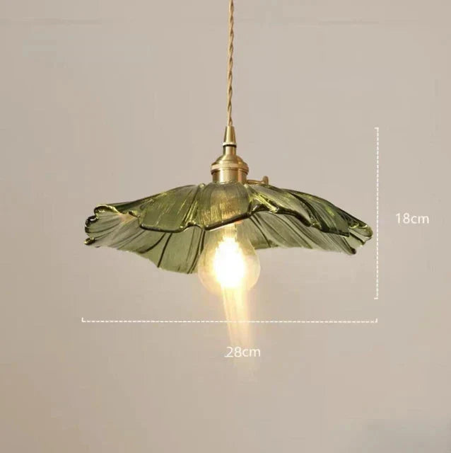 Lampa Wisząca Bohemian ze Szklanym Kloszem w Kształcie Kwiatu - 4