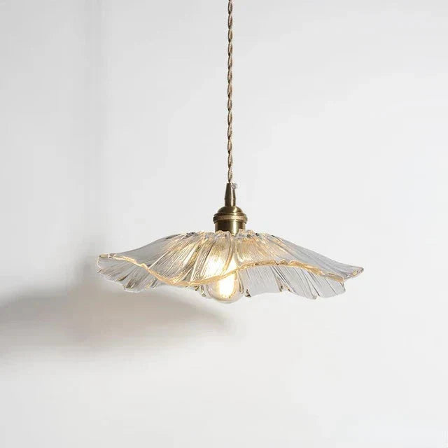Lampa Wisząca Bohemian ze Szklanym Kloszem w Kształcie Kwiatu - 5