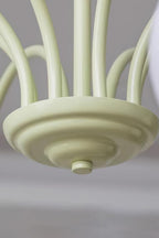 Lampa Wisząca Tulipan Bohemian z Zielonymi Ramionami - 10