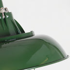 Lampa Wisząca Industrialna Vintage z Kloszem i Kratką Ochronną - 16