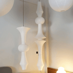 Lampa Wisząca Japandi z Kloszem z Papieru Washi - 16