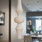 Lampa Wisząca Japandi z Kloszem z Papieru Washi